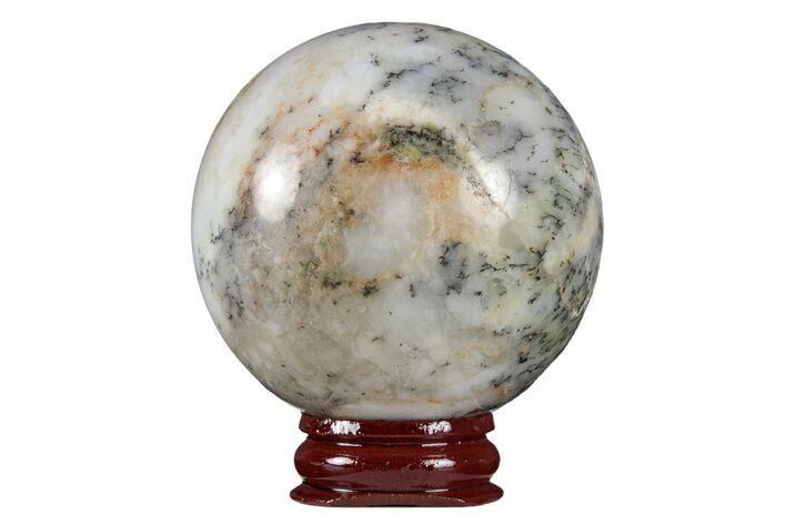 Polished Dendritic Agate Sphere - Madagascar #218914